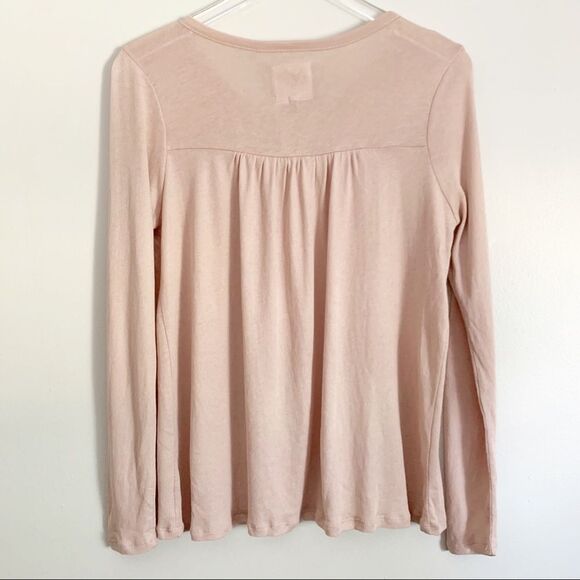 CHASER long sleeve ruffle button down top Sz S - Picture 7 of 9